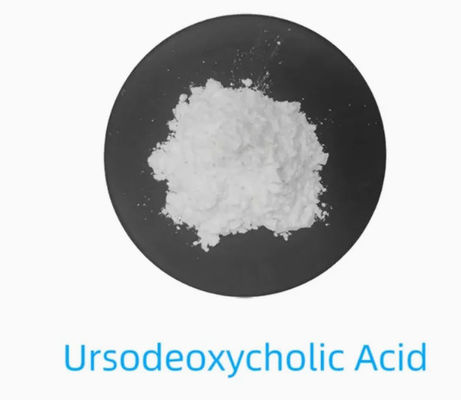 Ακατέργαστη σκόνη Ursodeoxycholic Acid Cas αριθ. 128-13-2 99% Καθαρότητα λευκή ή άσπρη σκόνη
